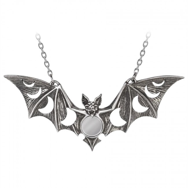 Alchemy Gothic-Lunaeca Bat Necklace