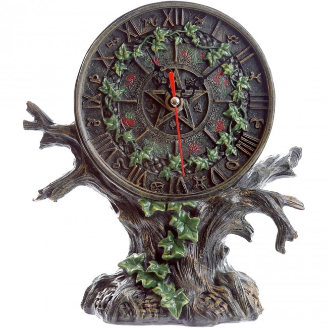 Phoenixx Rising-Astrology Tree Resin Desk Clock