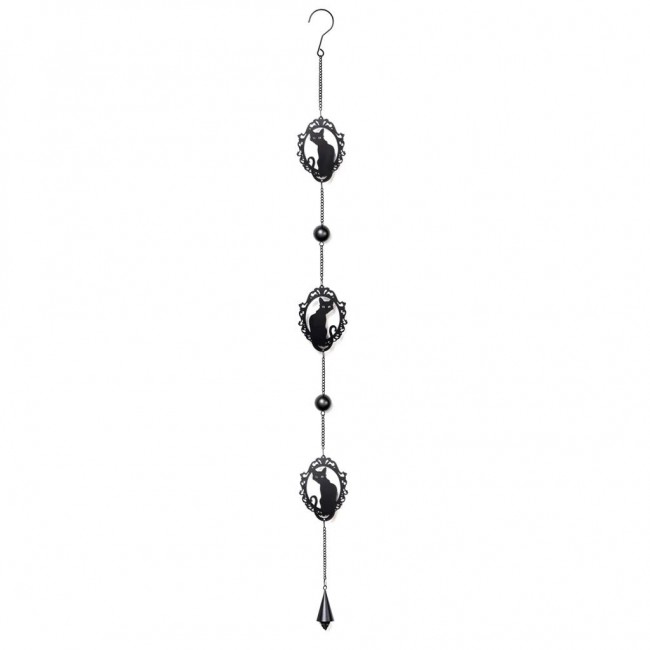 Alchemy Gothic-Cat Silhouette Hanging Decoration