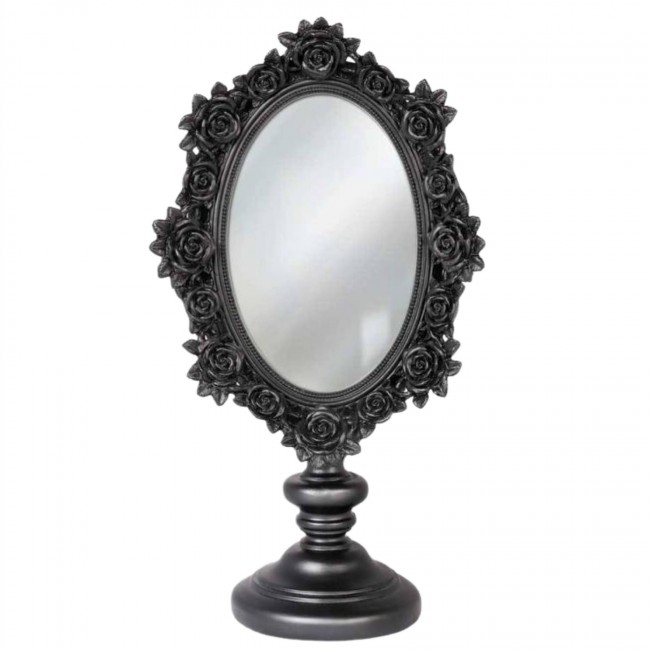 Alchemy Gothic-Black Rose Table Mirror