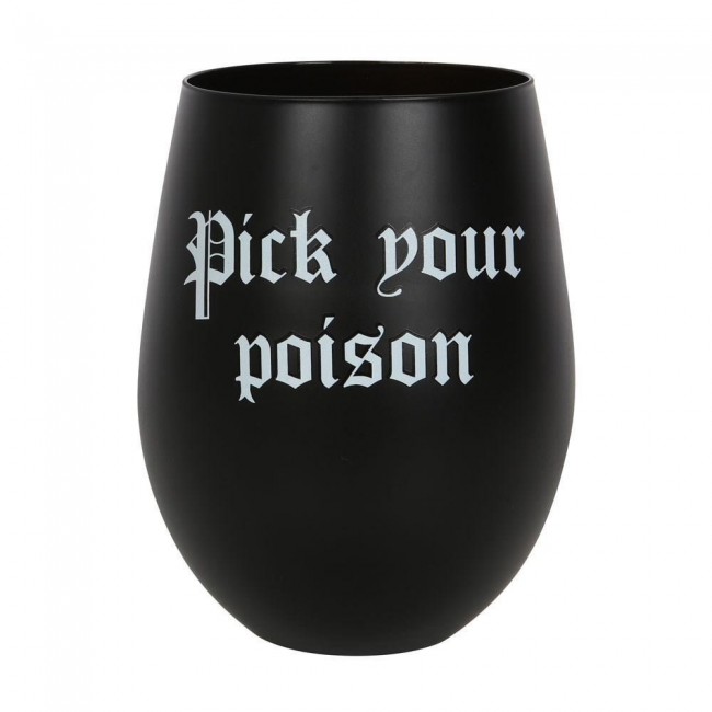 Phoenixx Rising-Pick Your Poison Wine Glass 