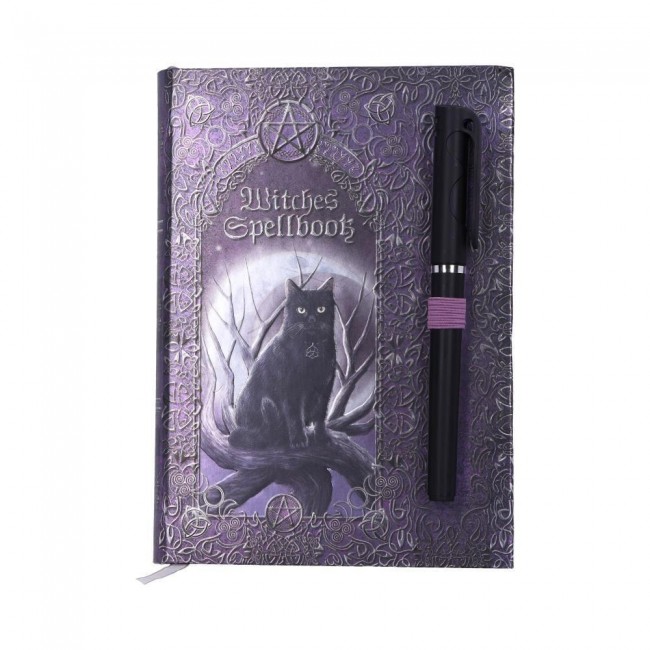 Nemesis Now-Witches Spell Book and Pen