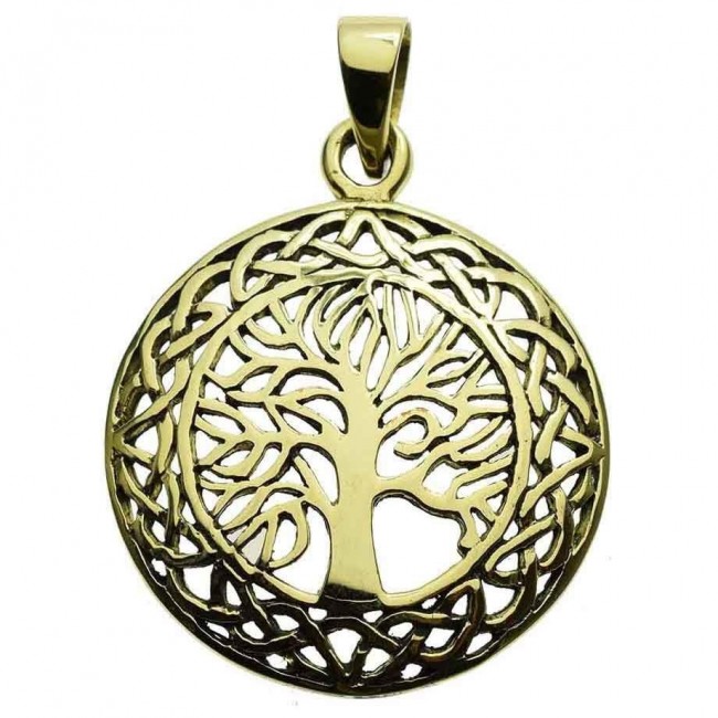 Phoenixx Rising-Tree Of Life Bronze Pendant