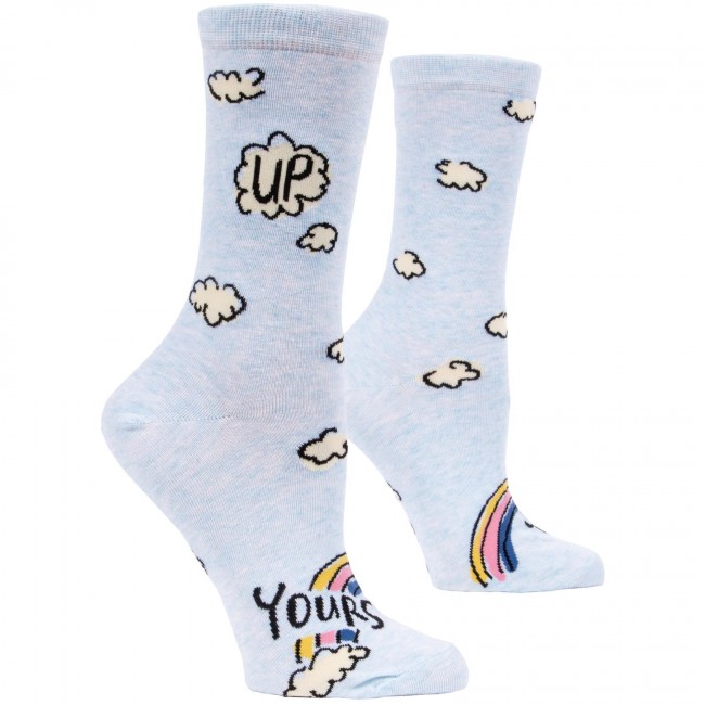 Blue Q-Up Yours Socks