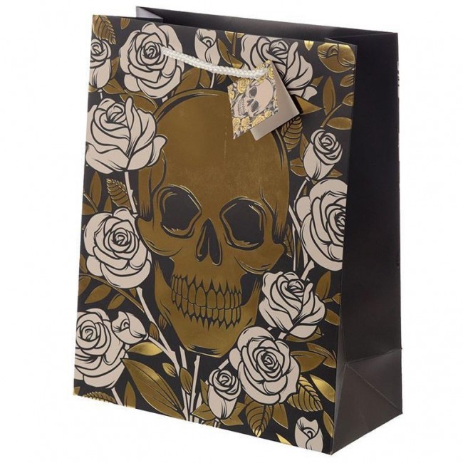 Phoenixx Rising-5x Skulls and Roses Large Gift Bag Pack