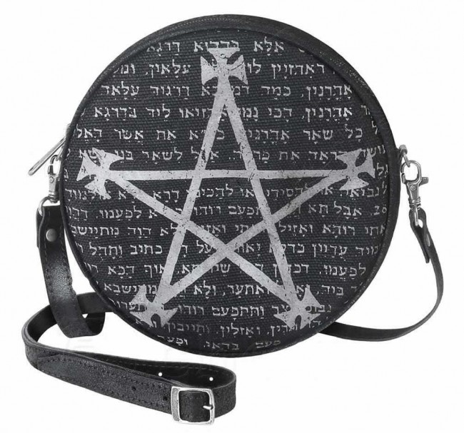 Alchemy Gothic-Pentagram Purse Bag