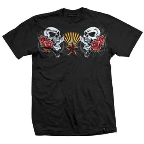 Darkside Clothing-Sunburst Skull T-shirt