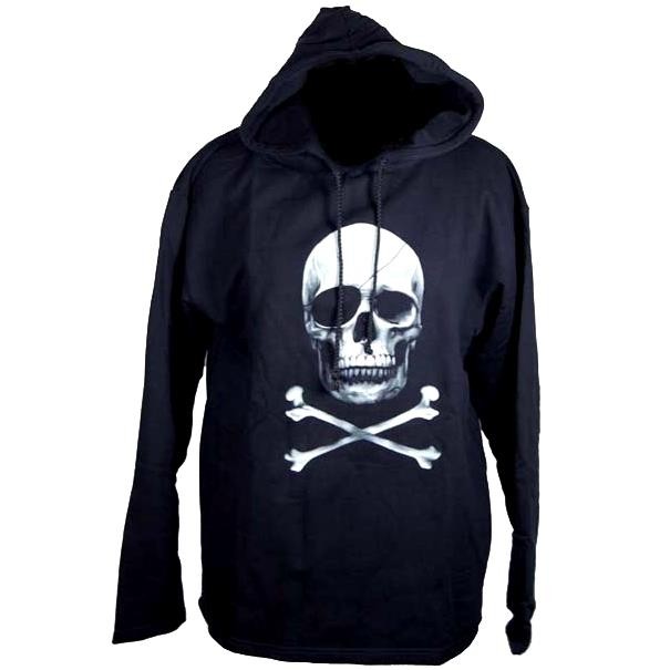 Cleo Gifts-Skull Hooded Top
