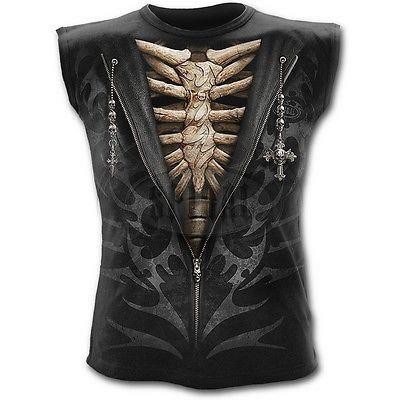Spiral Direct-Unzipped Skeleton Vest