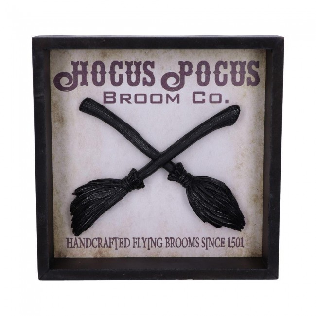 Nemesis Now-Hocus Pocus Broom Sign