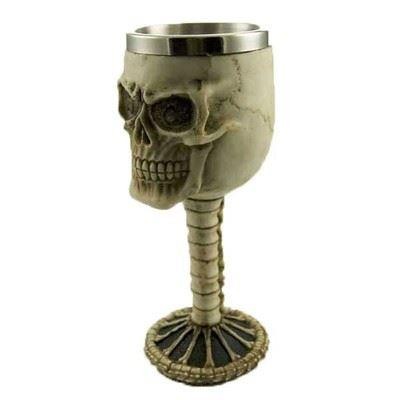 Cleo Gifts-Skull and Spine Goblet