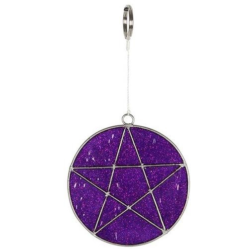 Phoenixx Rising-Pentagram Mini Mystical Suncatcher