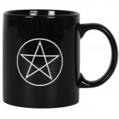 Pentagram Black Mug