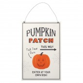 Pumpkin Picking Patch Sign