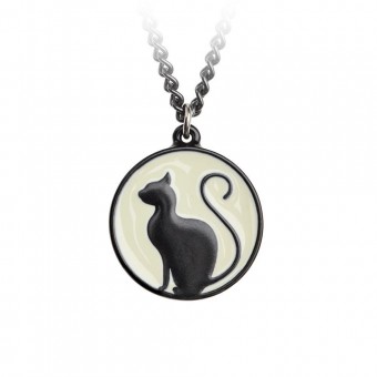 Meow at the Moon Pendant