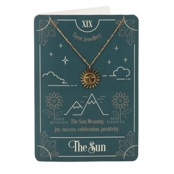 Phoenixx Rising-The Sun Tarot Necklace Card 