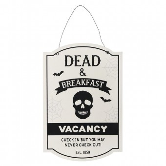 Phoenixx Rising-Dead and Breakfast Hanging Sign