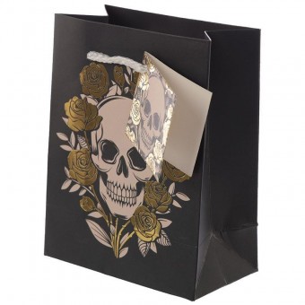 -5x Skulls Roses Gift Bag Pack